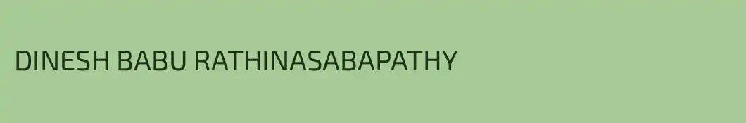 DINESH BABU RATHINASABAPATHY